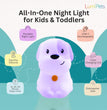 Pepper the Puppy Dog Squishy Silicone Night Light for Kids | Cute Night Light with Remote & Touch Control for Baby & Toddler Bedrooms | Color Changing Animal Lamp | Soft Portable Nightlight