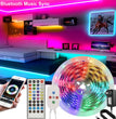 Led Strip Lights 5050 RGB Bluetooth Room Light Color Changing with Remote