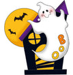 Halloween Pumpkin Car Pendant Acrylic Flat Ornament