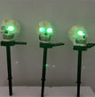 Solar Halloween Ghost Head Lights Glowing Skull Horror Ornament