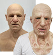 Old man mask white hair white beard headgear halloween