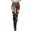 Halloween Skull Pattern Print Ladies Leggings