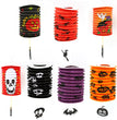 Halloween Pumpkin Paper Lantern Scene Props Ghost Festival Products KTV Bar Window Layout LED Lampshade Decoration