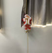 Electric Santa Claus Climbing Ladder Plastic