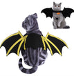 Dog Costumes Cat Print Bat Wings Bell