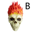 Natural Latex Full Head Mask Punk Style Halloween Cosplay