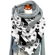 Halloween Fashion Simple And Versatile Thick Shawl