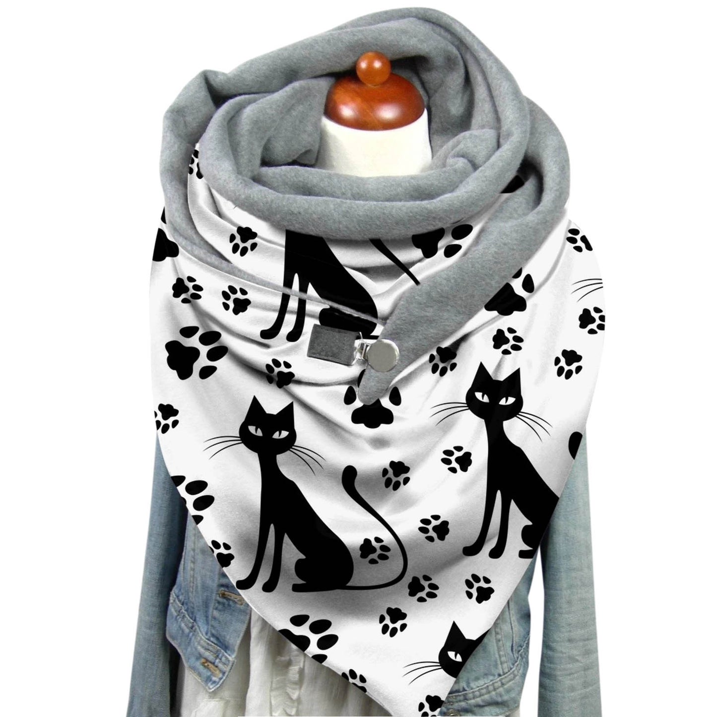 Halloween Fashion Simple And Versatile Thick Shawl