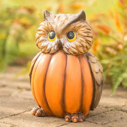 Halloween Animal Avatar Pumpkin Body Statue Resin Crafts Home Garden Study Decoration