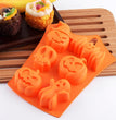Halloween Pumpkin Cakes Silicone Mold Bald Cake Cake Chocolate Mold Jelly Mold Decorations 23 X 16.5 X 3cm