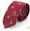Polyester skull tie Halloween party accessories