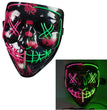 EL Halloween Colorful Mask Dance Equipment