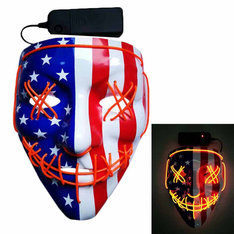 Halloween LED Light Up Mask