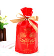 Christmas old man tree drawstring bag