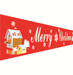 Christmas decorations Christmas couplets curtains Christmas banners pull flags Christmas curtains hanging flags window pendants