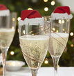 10PcsLot Paper Red Christmas Hat Wine Champagne Tipple Cup Card Christmas Party Table Decor DIY Decorations For Home