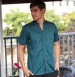 V-neck Short Sleeve Shirt Hotel Long Sleeve Shirt Workwear