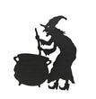 Wooden Crafts Halloween Witch Hat Sign