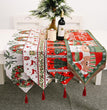 Christmas decorations knitting cloth table flag
