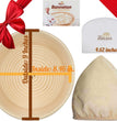 9 Inch Bread Banneton Proofing Basket - Baking Bowl Dough Gifts for Bakers Proving Baskets for Sourdough Bread Scraper Tool Starter Proofing