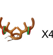 Christmas Game Inflatable Reindeer Antler Hat Ring Toss Christmas Gift