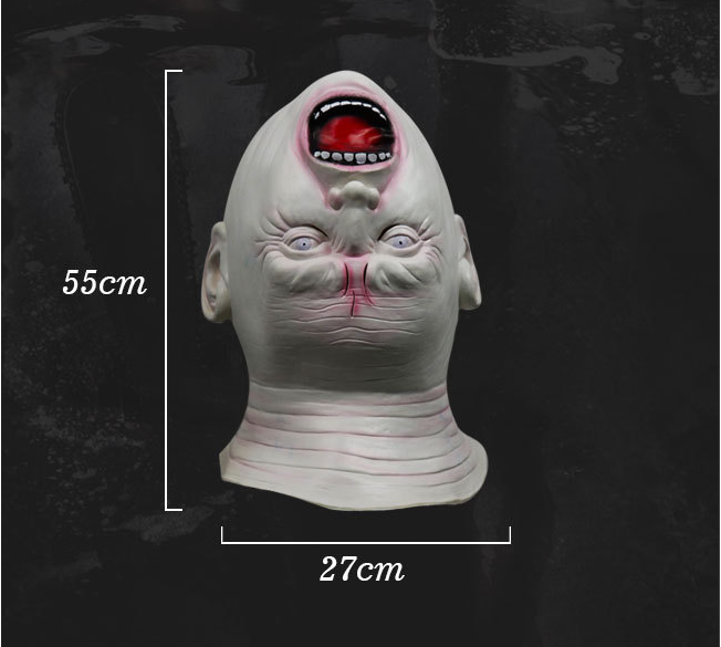 Halloween Horror Inverted Head Demon Mask