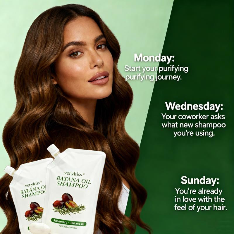 【 Buy 1-Get 1 Free!】Verykiss BATANA OIL SHAMPOO Anti-Hair Fall Hair Loss Treatment，Promotes Hair Growth | Oil Control & Scalp Nourishment
