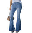 Jeans Women's European And American High Waist Elastic Waist Head