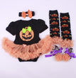 6-12 months baby Halloween foreign trade platform explosion Baby Toddler shoes dress combination set Skull