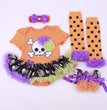 6-12 months baby Halloween foreign trade platform explosion Baby Toddler shoes dress combination set Skull
