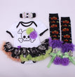 6-12 months baby Halloween foreign trade platform explosion Baby Toddler shoes dress combination set Skull