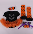 6-12 months baby Halloween foreign trade platform explosion Baby Toddler shoes dress combination set Skull