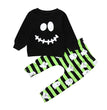 Boys long sleeve Halloween smiley two-piece set