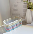 Wave Border Mobile Phone Case Solid Color Simple Candy Color