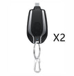 1500mAh Mini Power Emergency Pod Keychain Charger With Type-C Ultra-Compact Mini Battery Pack Fast Charging Backup Power Bank