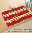 Christmas carpet flannel mat