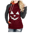 Halloween pumpkin printed women's sweater