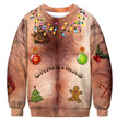 Skull Halloween Digital Print Crew Neck Sweatshirt