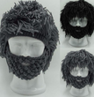Halloween party spoof knit wool hats handmade beard men and women wig hats