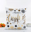 Bronzing Christmas pillowcase