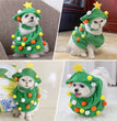 Christmas Pet Costume Funny Christmas Tree Clothes Dogs And Cats