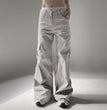 Simple Casual Straight-leg Flared Pants Women's Clothing