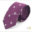 Polyester skull tie Halloween party accessories