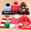 LED Christmas Hat Sweater Knitted Beanie Christmas Light Up Knitted Hat Christmas Gift Adult Kids Xmas New Year Decorations