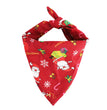 Christmas pet triangle scarf