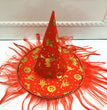Halloween Hat Masquerade Dress Up Wizard Hat Witch Hair Witch Pumpkin Bronzing Hat