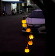 LED solar energy Halloween wind chime lamp