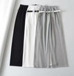 Autumn Women's American Hot Girl Belt Casual Pants
