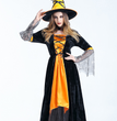Women Scary Witch Costumes Adult Sorceress Cosplay Costume For Halloween Carnival Fancy Dress Women Magic Moment Costume
