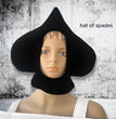 Poker Spades A Suit Halloween Black Hat Clothes Suit